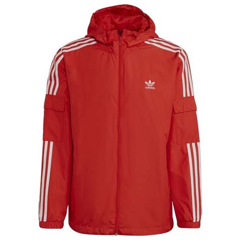 adidas rood zwart wit windbreaker|Foot Locker.